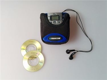 Abbildung: Tragbarer Mini-CD Player